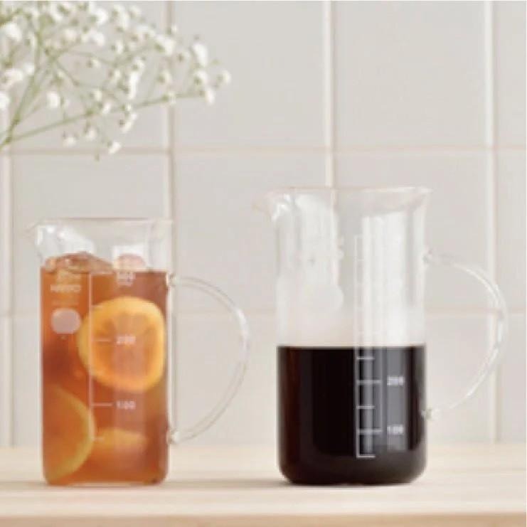 HARIO 文創把手燒杯 玻璃量杯 300ML/ 500ML 日本製 TBE-300/500『歐力咖啡』-細節圖3