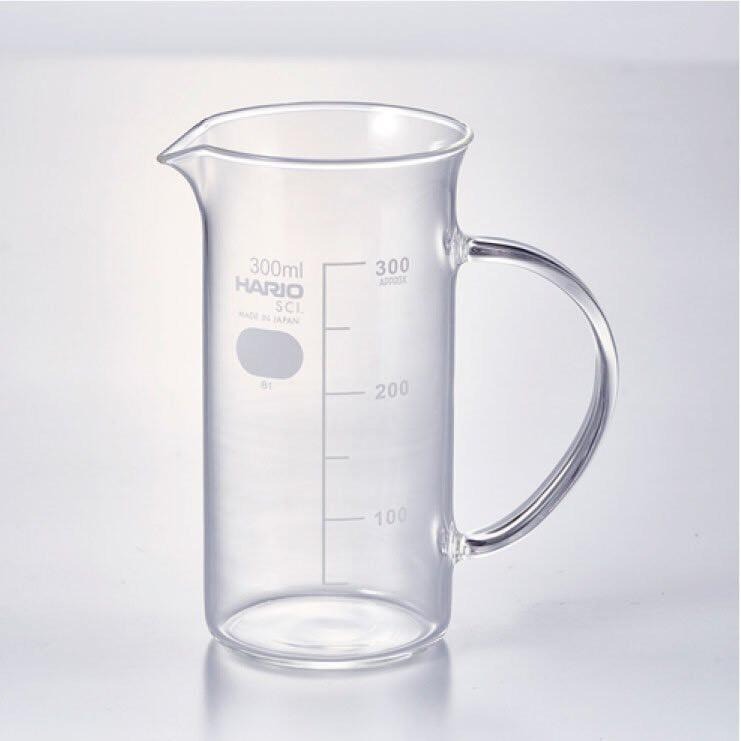 HARIO 文創把手燒杯 玻璃量杯 300ML/ 500ML 日本製 TBE-300/500『歐力咖啡』-細節圖5