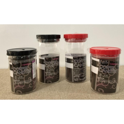HARIO 玻璃密封罐 咖啡豆罐 保鮮罐 黑/紅 MCN-200/300B/R『歐力咖啡』