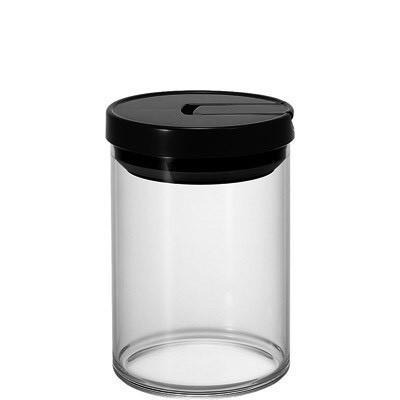HARIO 玻璃密封罐 咖啡豆罐 保鮮罐 黑/紅 MCN-200/300B/R『歐力咖啡』-細節圖4