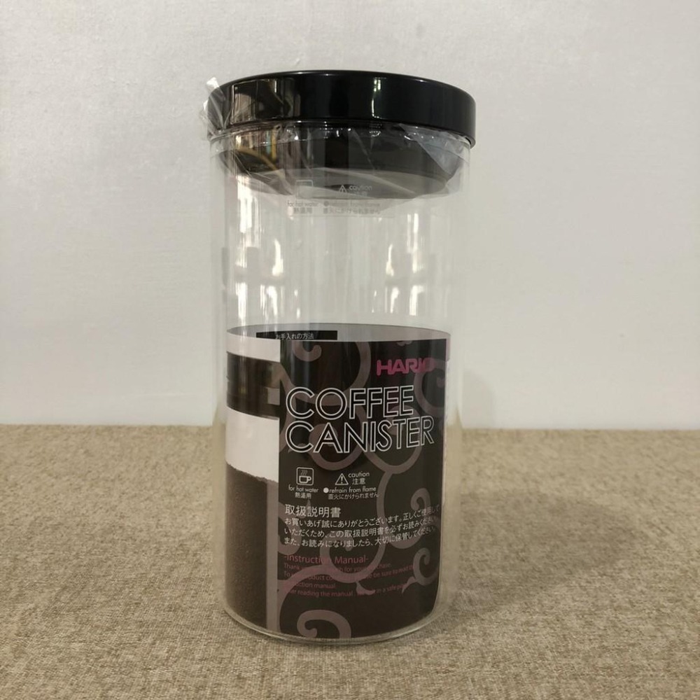 HARIO 玻璃密封罐 咖啡豆罐 保鮮罐 黑/紅 MCN-200/300B/R『歐力咖啡』-細節圖8