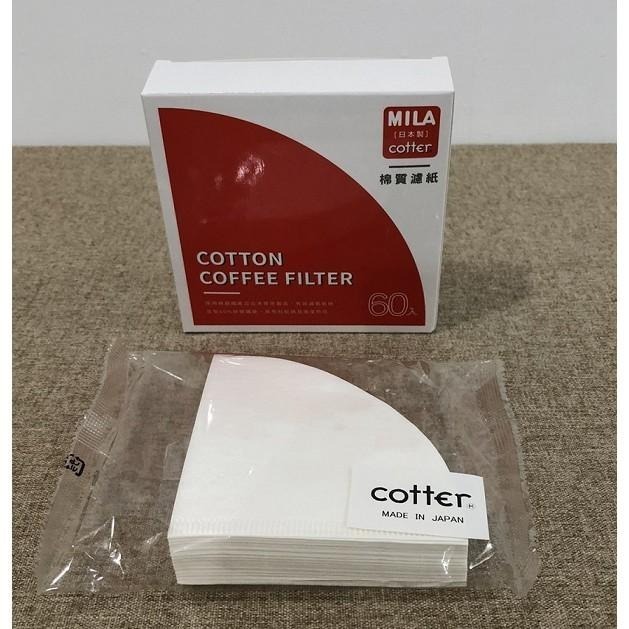 新品 MILA 日本棉濾紙「60枚入」漂白版 錐形 扇形濾紙『歐力咖啡』-細節圖4
