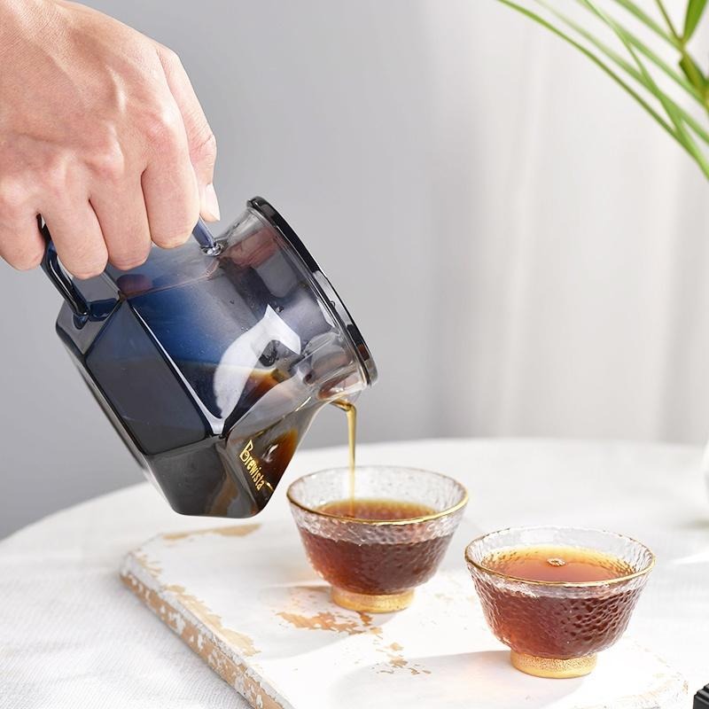 Brewista 魅影藍 圖蘭朵水晶玻璃濾杯 鑽石玻璃分享壺 咖啡壺『歐力咖啡』-細節圖6