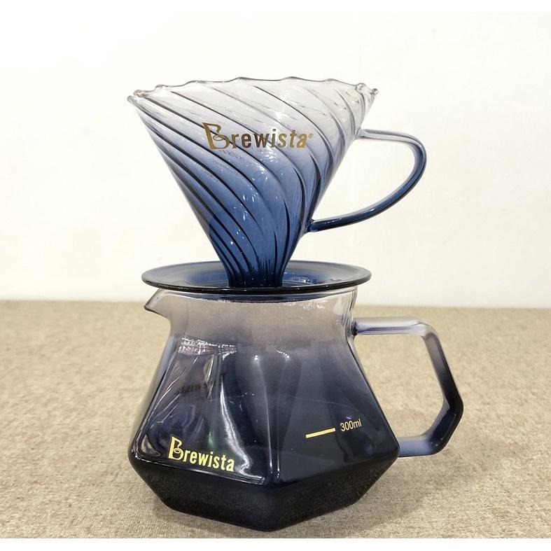 Brewista 魅影藍 圖蘭朵水晶玻璃濾杯 鑽石玻璃分享壺 咖啡壺『歐力咖啡』-細節圖8