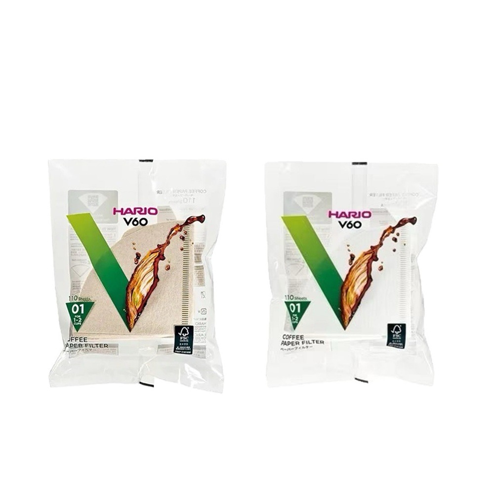 HARIO V60 濾紙 錐形濾紙 咖啡濾紙 原色 白色 1-2人份/ 2-4人份 100入/ 110入-細節圖7