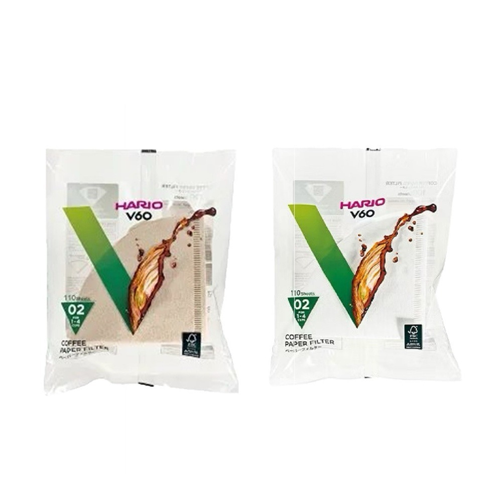 HARIO V60 濾紙 錐形濾紙 咖啡濾紙 原色 白色 1-2人份/ 2-4人份 100入/ 110入-細節圖8