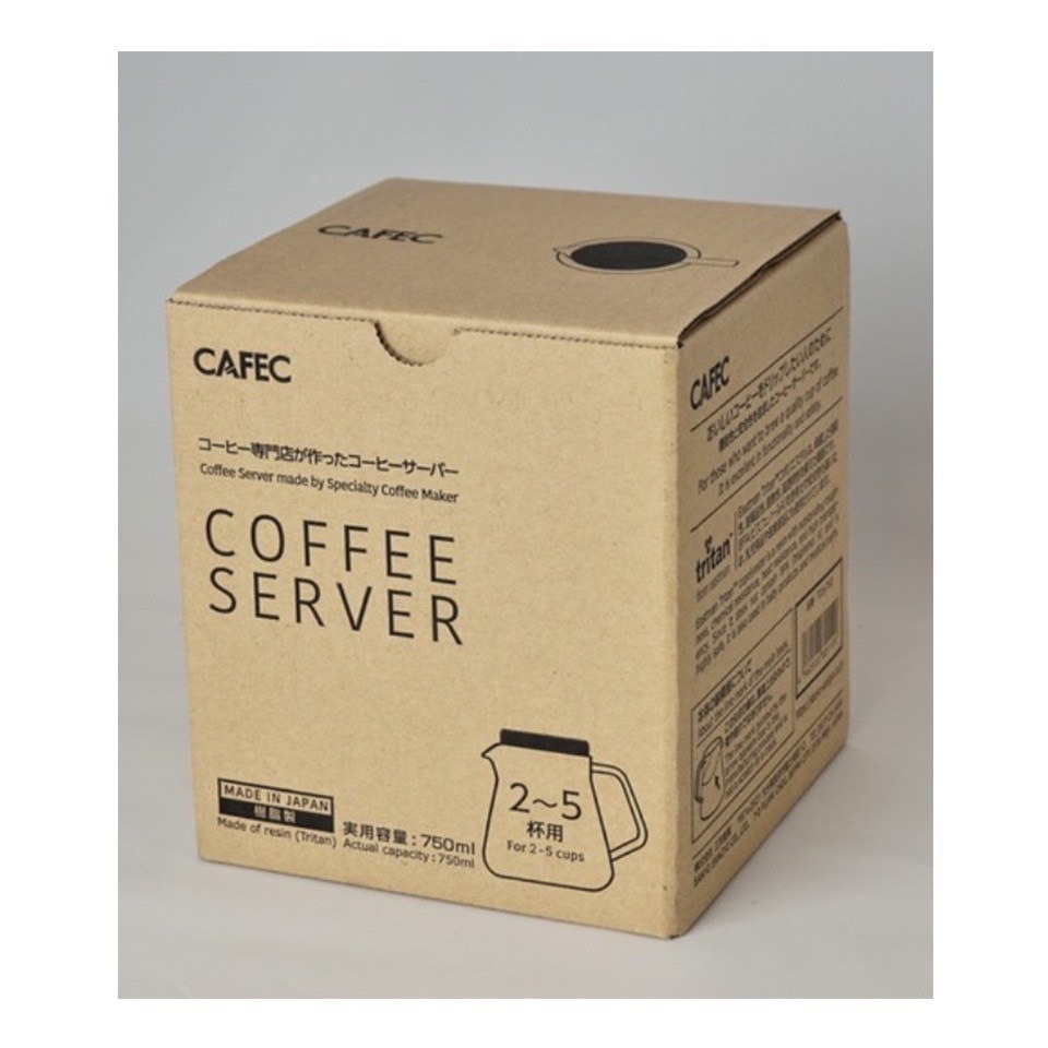 日本三洋 CAFEC Tritan 咖啡下壺 咖啡壺 400ml 750ml 塑膠 奶瓶規格耐熱『歐力咖啡』-細節圖8