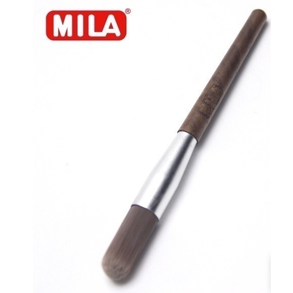 MILA毛刷 輕巧咖啡刷 雙頭毛刷 清潔毛刷 磨豆機清潔刷 咖啡機清潔刷 木柄毛刷-細節圖3