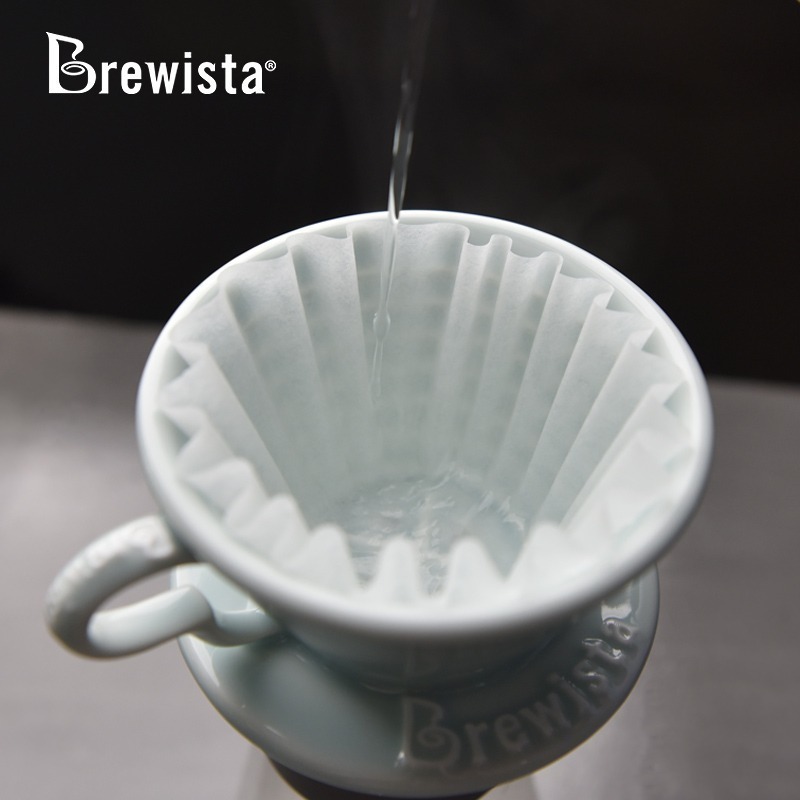 Brewista 蛋糕波浪型濾紙 手沖咖啡過濾紙 155/185濾紙 100入 白色『歐力咖啡』-細節圖2