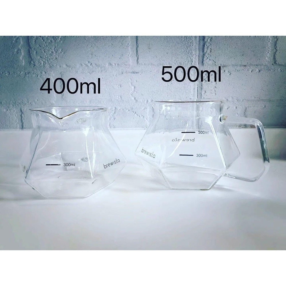 Brewista X系列 鑽石玻璃分享壺 咖啡壺 描金透明 魅影藍 400ml 500ml『歐力咖啡』-細節圖9