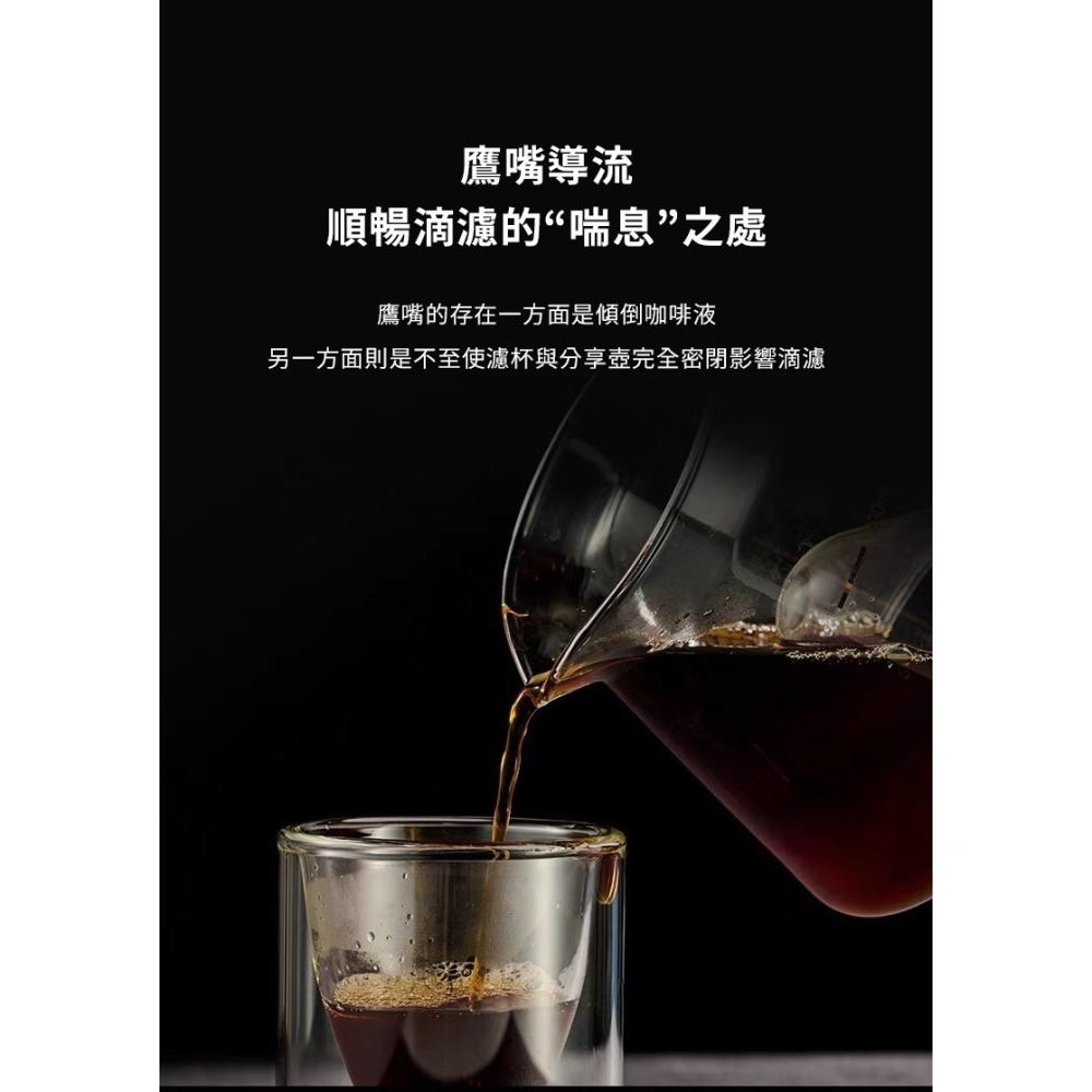 Brewista X系列 山丘M分享壺 咖啡壺 耐熱玻璃 300ml『歐力咖啡』-細節圖11