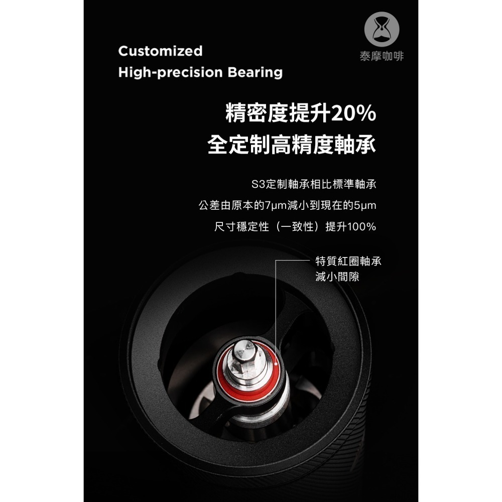 贈濾紙 Timemore 泰摩 栗子S3 外調手搖磨豆機 泰摩旗艦機-細節圖9