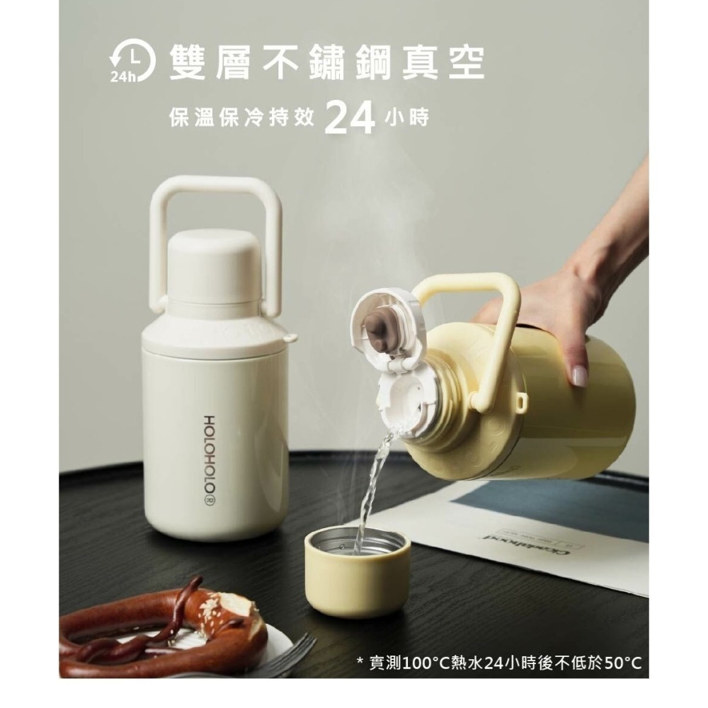 『HOLOHOLO』ALL KETTLE 手提保溫外出壺（1000ml / 5色）『歐力咖啡』-細節圖6