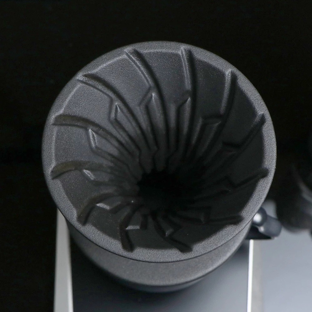 Hario 阿爾法濾杯 V60凹肋骨 陶瓷 蛇紋 Tritan版 錐形濾杯01 排水順暢 不堵塞-細節圖5