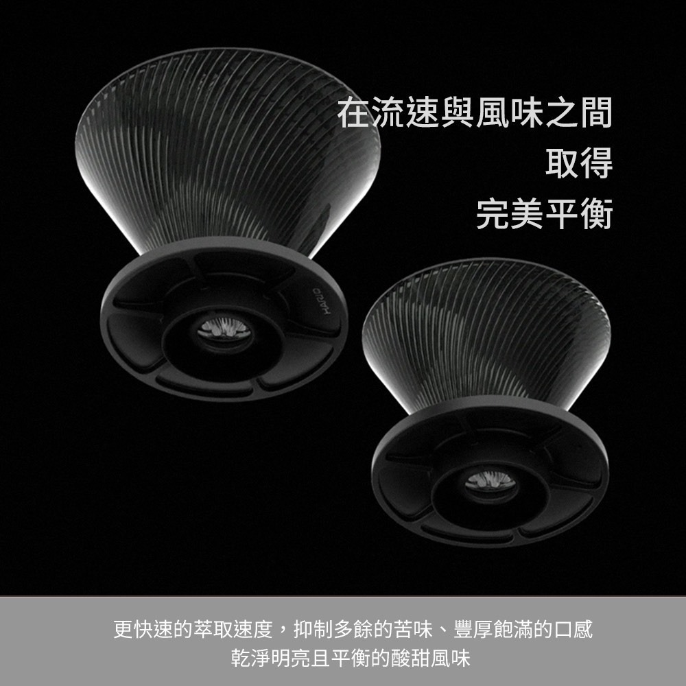 HARIO V60 NEO 樹脂濾杯 01/02 72條肋條 流速通暢 日本製造-細節圖10