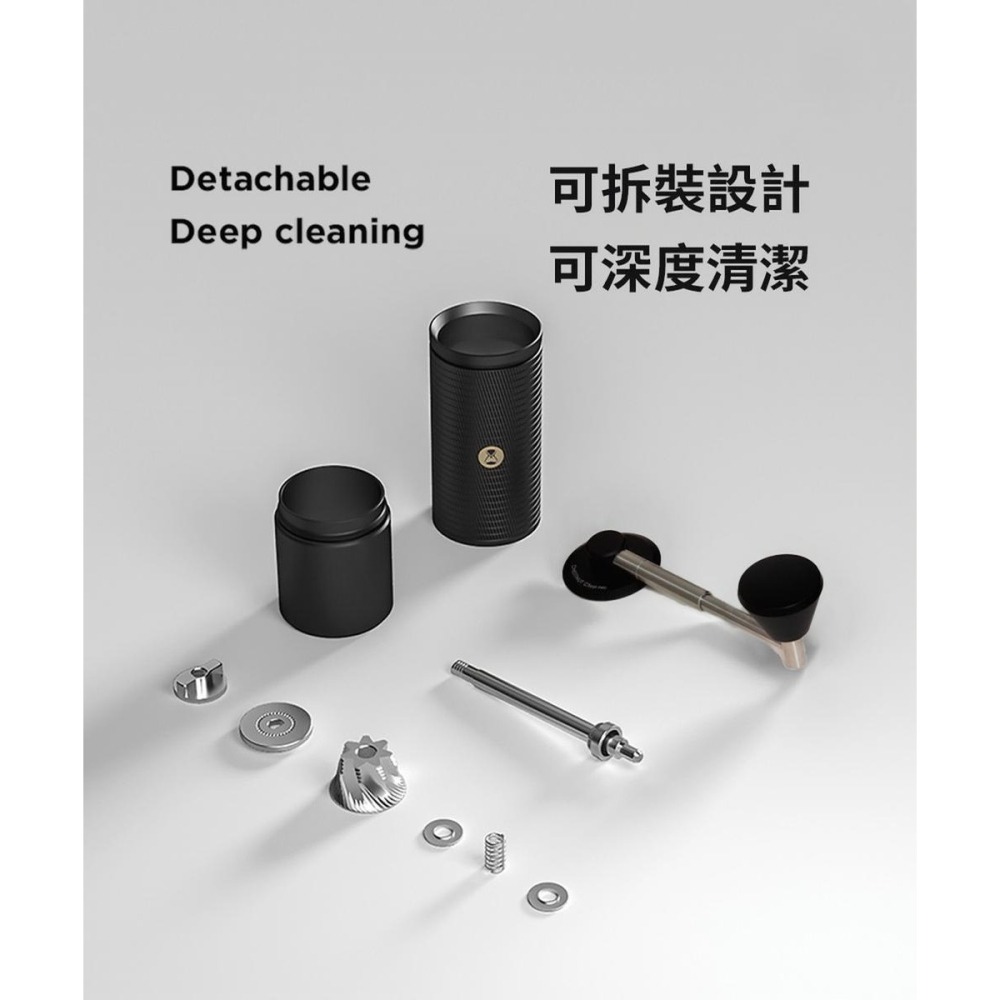 TIMEMORE泰摩 栗子C5 Pro 手搖磨豆機 義式/手沖 黑色/白色 全能進階版-細節圖10
