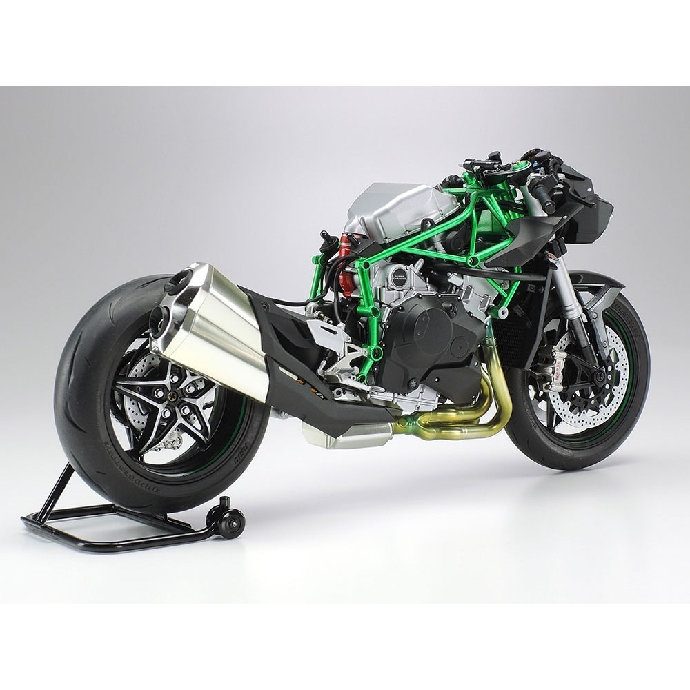 TAMIYA  14136 Kawasaki Ninja H2 CARBON 機車模型TOP GUN 2 捍衛戰士2-細節圖3