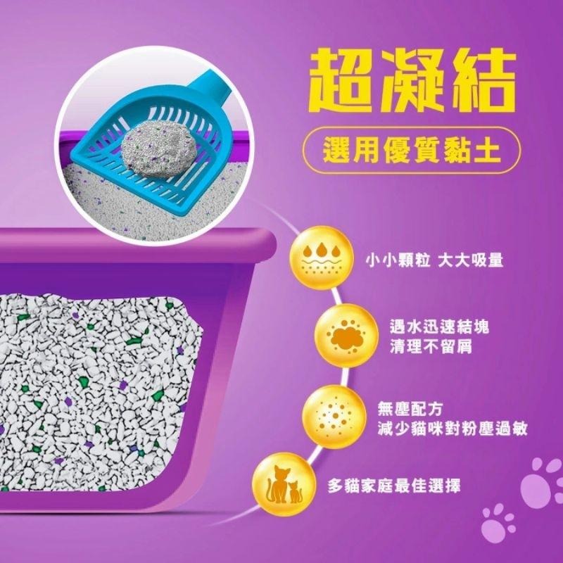 宅配免運 好市多官網代購 Scoop Away 超凝結貓砂 貓砂 貓 凝結貓砂 4.76公斤 X 4入-細節圖2