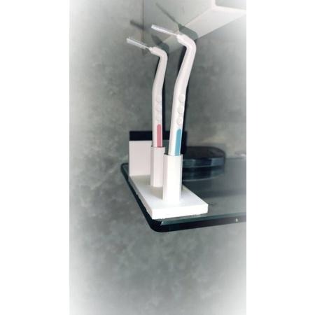 3D列印 牙間刷 牙線棒架 牙間刷架 牙間刷收納 齒間架 牙間刷筒 牙間刷座 牙線棒筒 牙線棒座 牙線棒盒-細節圖6