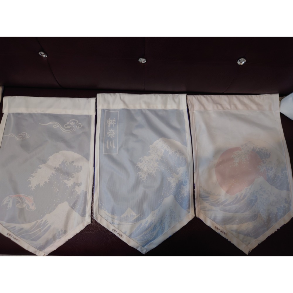 門簾 日式和風三角掛簾 客廳玄關廚房餐廳 門簾 小短簾-細節圖2