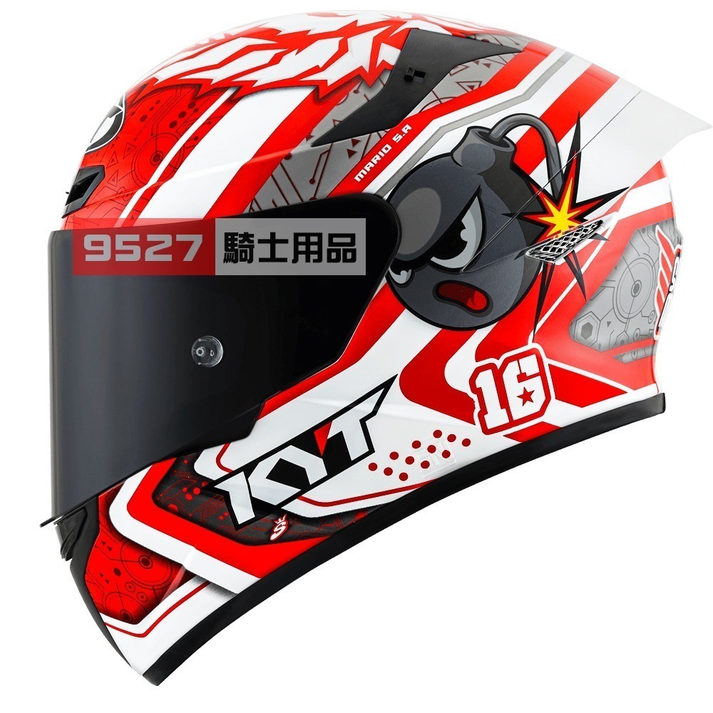 ⚡9527代購 KYT TT-COURSE 🎀  TT25 (亮面) 安全帽 全罩 雙D扣 TTC-細節圖3