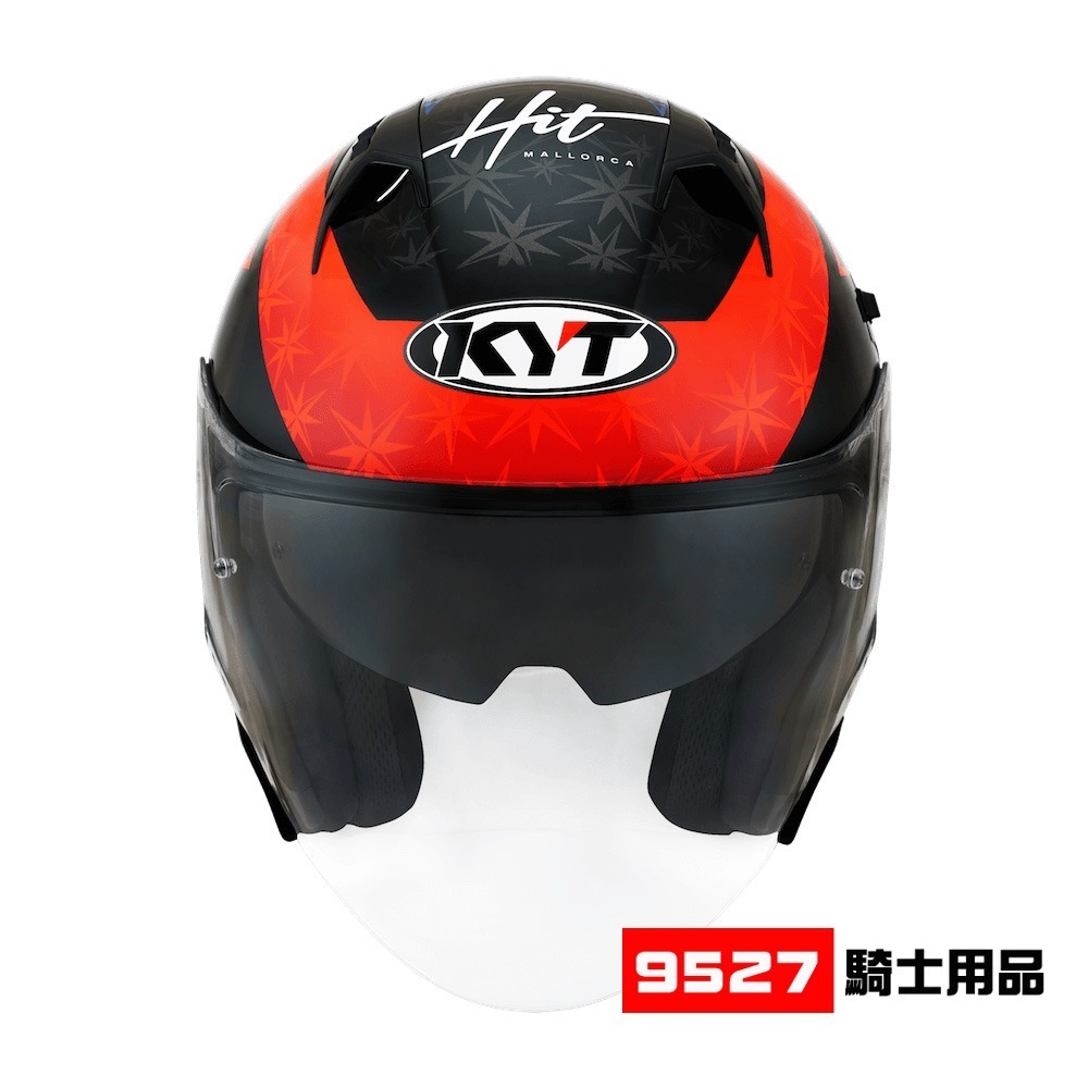 ⚡9527代購 KYT NFJ 🎀  FJ18 (亮面) 安全帽 3/4罩 雙鏡片 輕量塑鋼排齒扣-細節圖4