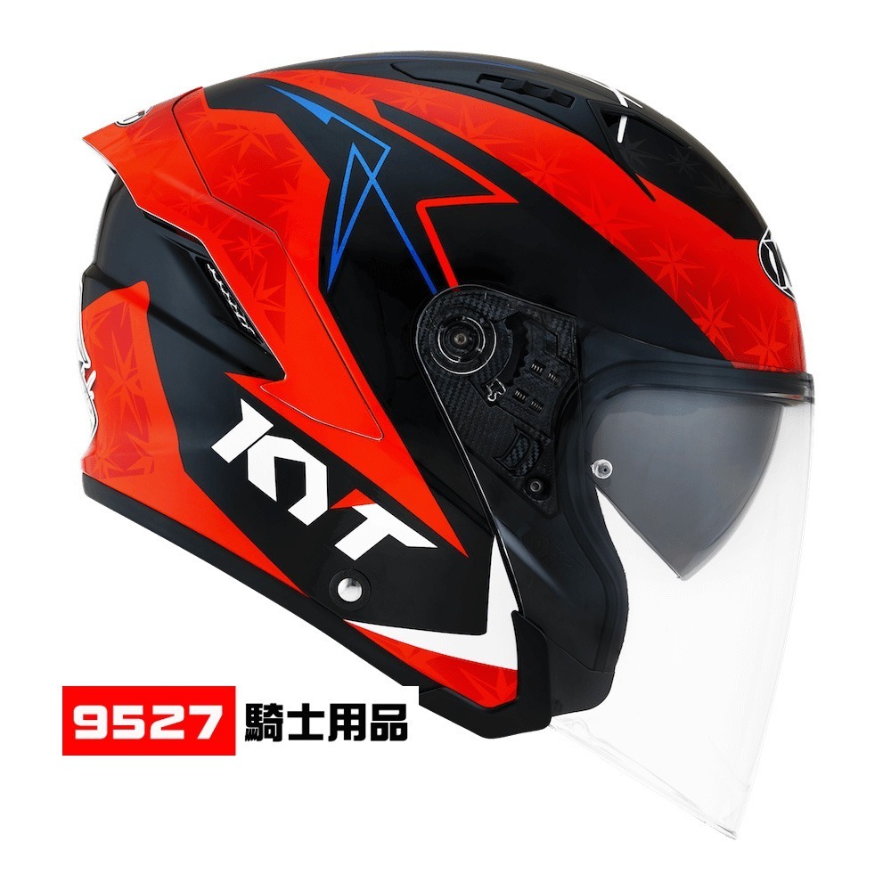 ⚡9527代購 KYT NFJ 🎀  FJ18 (亮面) 安全帽 3/4罩 雙鏡片 輕量塑鋼排齒扣-細節圖5