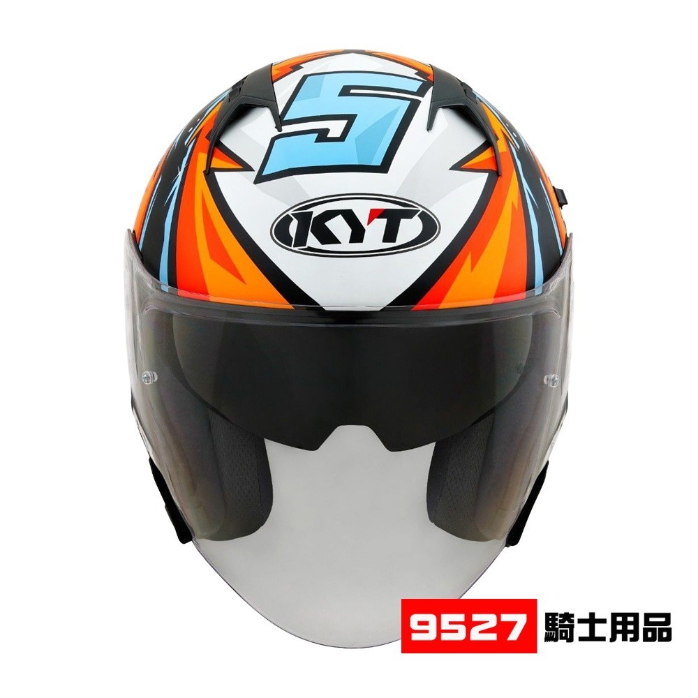 ⚡9527代購 KYT NFJ 🎀 FJ35 (消光) 安全帽 3/4罩 雙鏡片 輕量塑鋼排齒扣-細節圖4