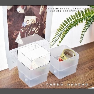 樹德 方塊收納盒系列(五款可選) MIT台灣製 置物盒 收納盒 桌上收納-細節圖4