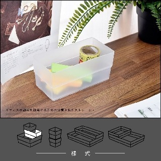 樹德 方塊收納盒系列(五款可選) MIT台灣製 置物盒 收納盒 桌上收納-細節圖9