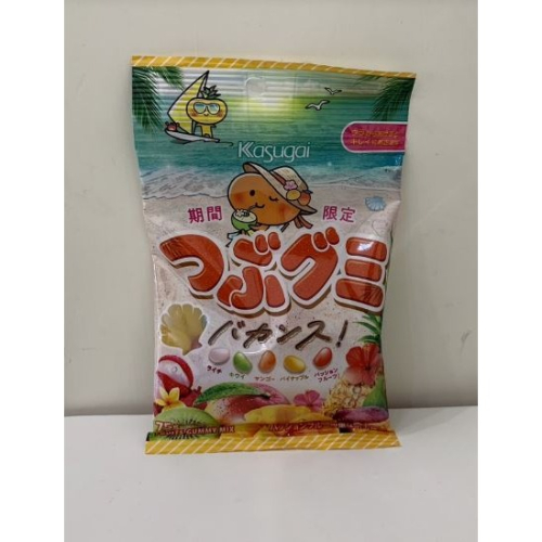 日本 Kasugai春日井製菓 雷根軟糖(熱帶水果風味)