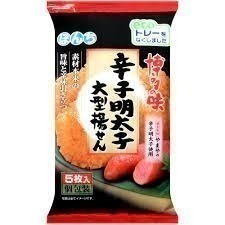 日本少爺 辛子明太子大型米果(5枚) 辣味米果 仙貝