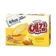 韓國ORION好麗友 預感香烤洋芋片-原味(12入) 非油炸洋芋片