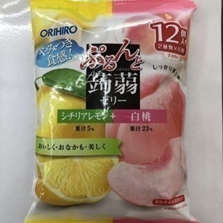 ORIHIRO 蒟蒻果凍(檸檬&amp;白桃)