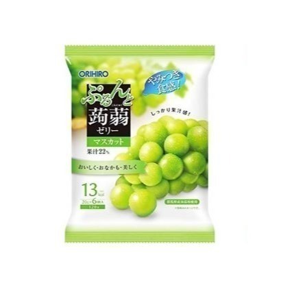 日本 ORIHIRO 青葡萄風味蒟蒻果凍