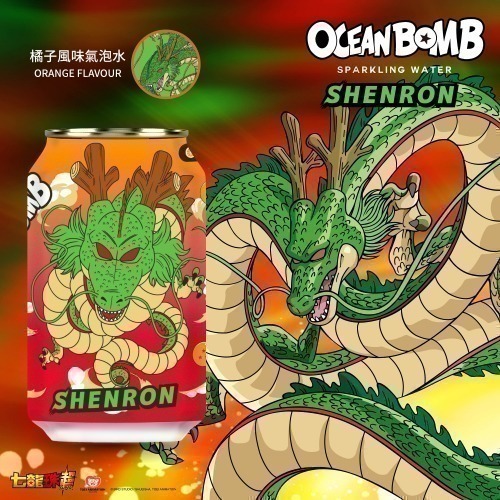 Ocean Bomb七龍珠超 白葡萄/水蜜桃/百香果/哈密瓜/橘子/蘋果/檸檬 風味氣泡水-細節圖6