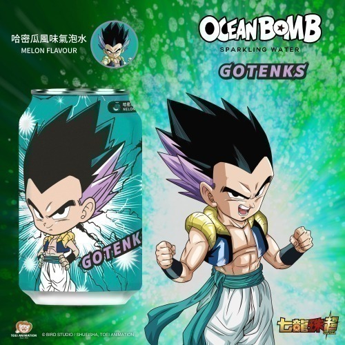 Ocean Bomb七龍珠超 白葡萄/水蜜桃/百香果/哈密瓜/橘子/蘋果/檸檬 風味氣泡水-細節圖5