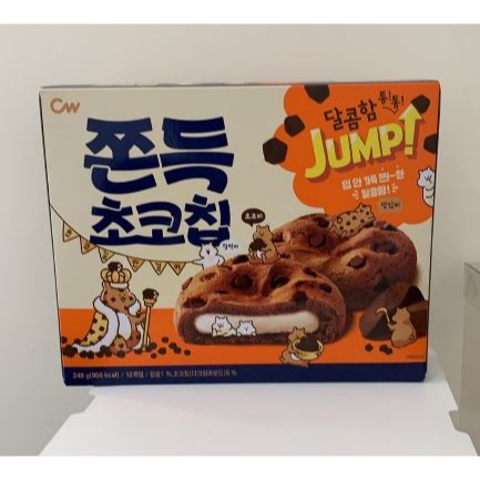 韓國 CW 可可豆風味麻糬餅 巧克力豆 麻糬 韓國原裝進口 12入 獨立包裝