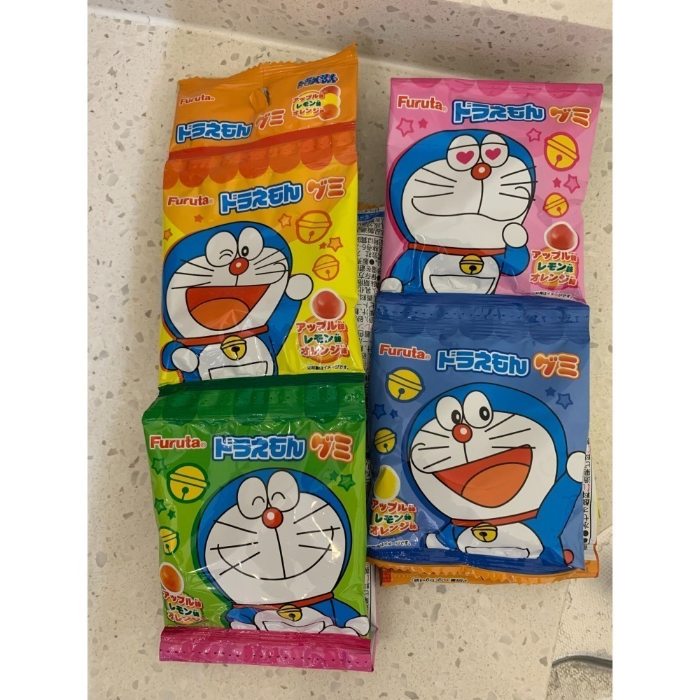 日本 哆啦A夢四連水果軟糖 小叮噹-細節圖3