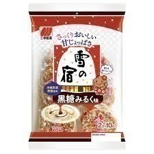 日本 三幸製菓 黑糖雪宿 米果 仙貝