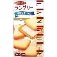 日本 伊藤製菓 LANGULY可可風味夾心餅/香草風味夾心餅-細節圖2