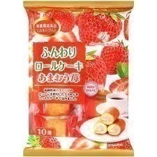 日本 山內製菓 牛奶風味蛋糕捲/黑糖風味蛋糕捲/桃子風味蛋糕捲/草莓風味蛋糕捲-細節圖3