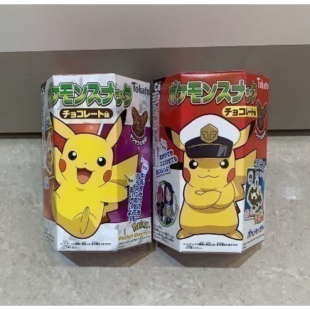 日本 Tohato東鳩 寶貝怪獸巧克力風味餅乾(附貼紙) 皮卡丘 神奇寶貝-細節圖3