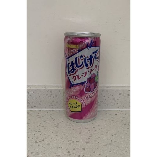 日本 SAN碳酸飲料-彈珠汽水風味/葡萄風味/哈密瓜風味/橘子風味 罐裝-細節圖2