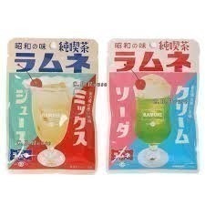日本 昭和純喫茶汽水糖-冰淇淋汽水風味/綜合果汁風味