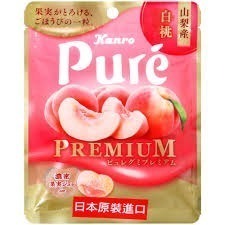 日本 Kanro甘樂 Pure草莓蘇打風味軟糖/白桃風味軟糖-細節圖2