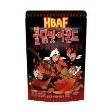 韓國 HBAF 杏仁果-蜂蜜奶油味/山葵味/火辣雞風味120G-細節圖4