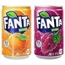 日本 Coca Cola 芬達汽水-橘子風味/葡萄風味