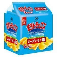 日本 湖池屋5P洋芋片-鹽味