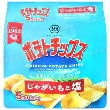 日本 湖池屋5P洋芋片-鹽味-細節圖2